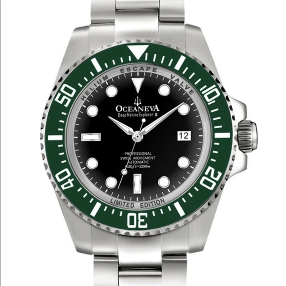 Oceaneva Marine Explorer Dive Watch Auto Swiss - Picture 5 of 9